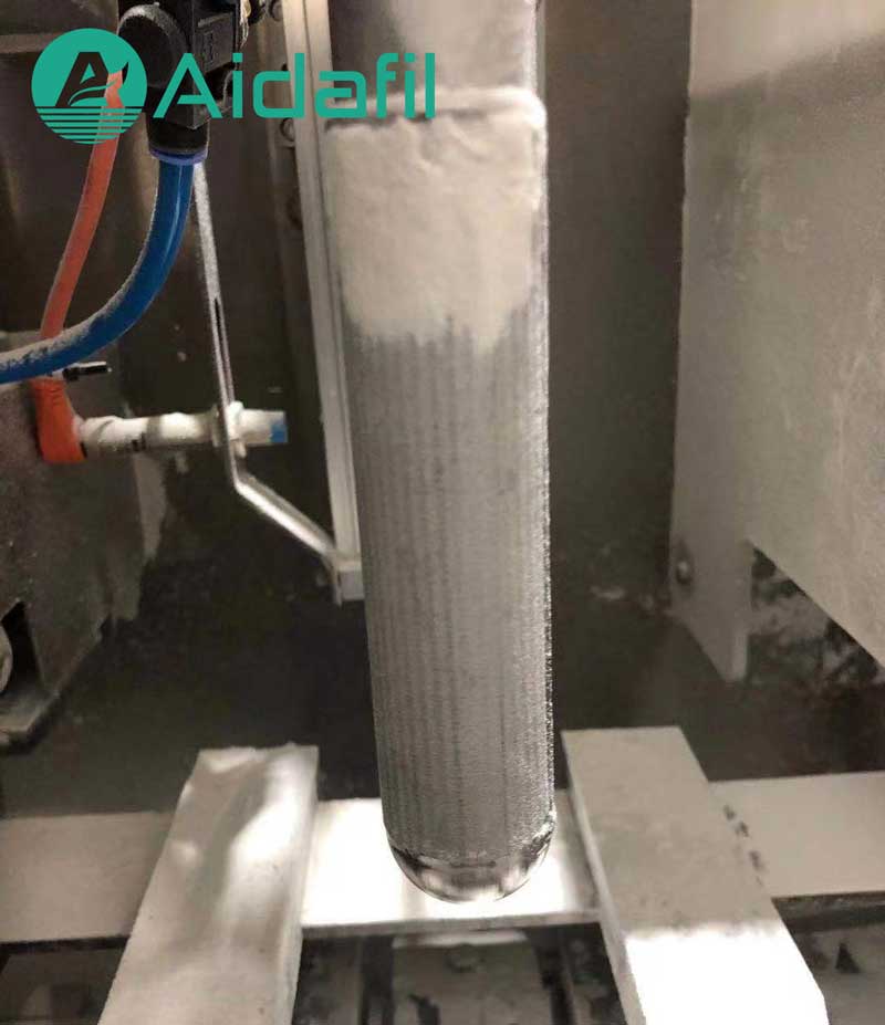 细粉物料排气滤芯